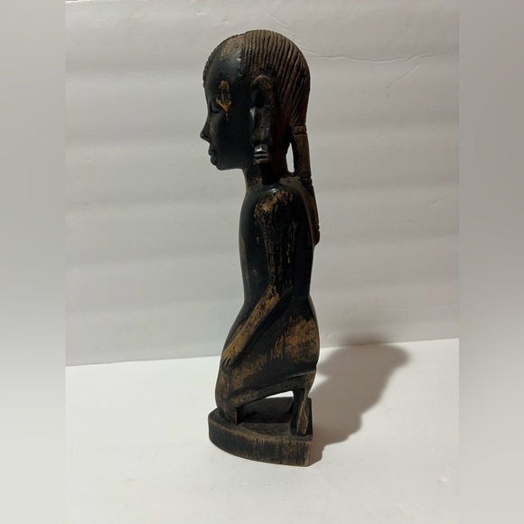 Vintage East Africa Statue Afri-Craft Inc produced in Tanganyika 12.5” H - Picture 6 of 15